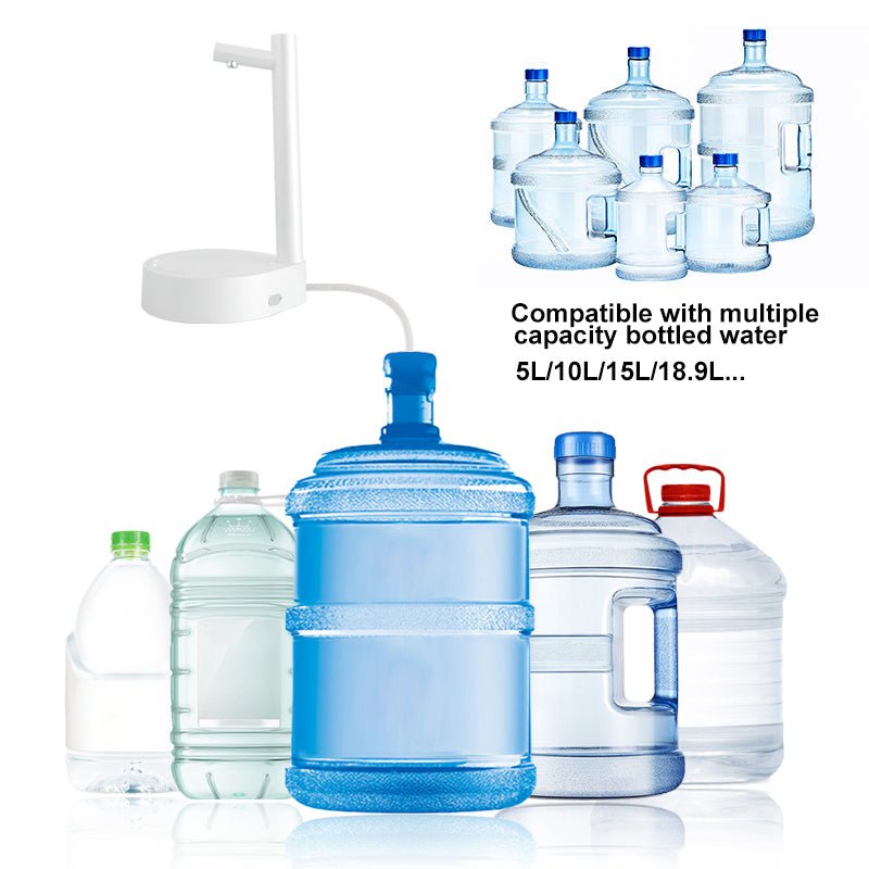 Electric Water Bottle Pump – Rechargeable Automatic Dispenser