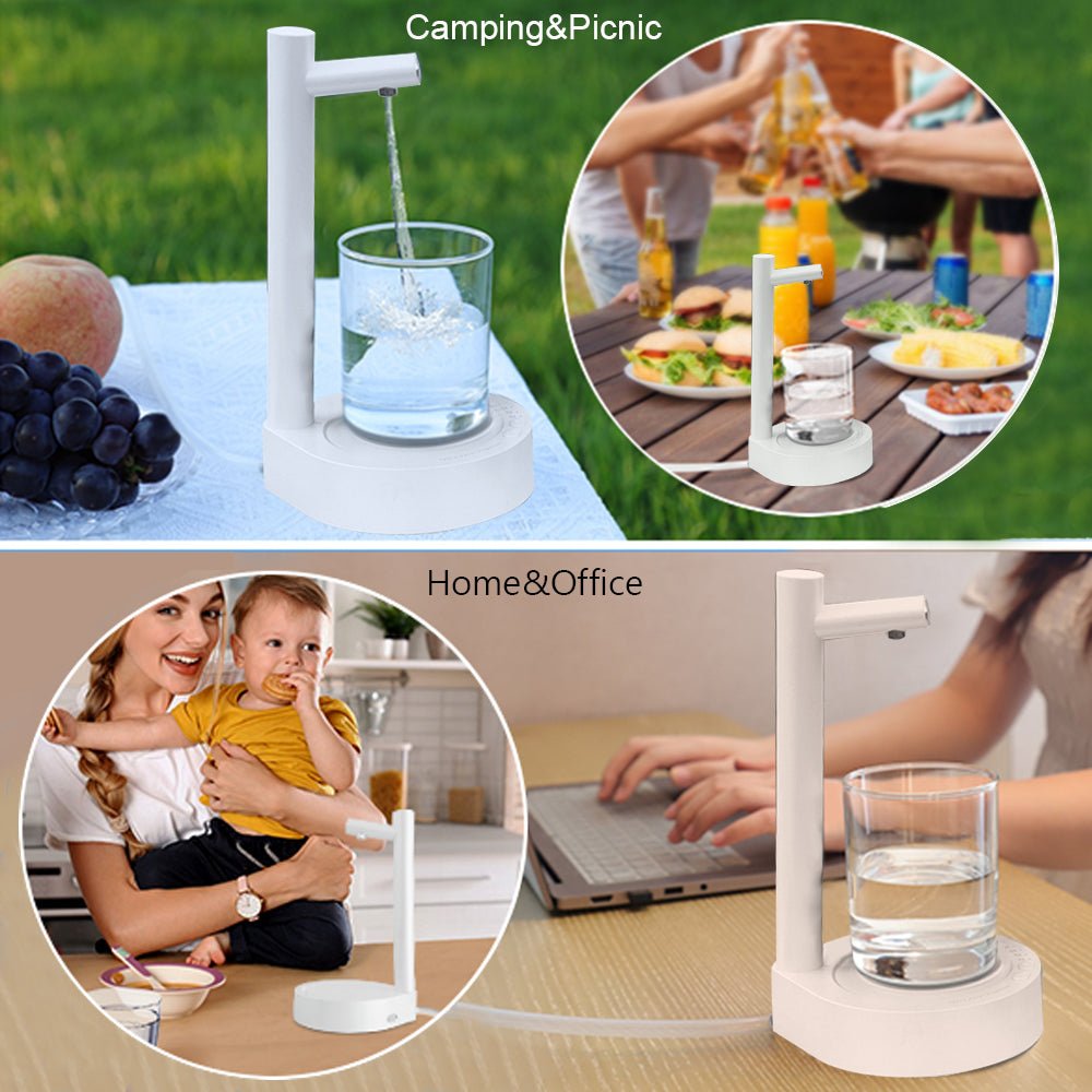 Electric Water Bottle Pump – Rechargeable Automatic Dispenser