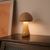 INS Wooden Mushroom Night Light - Cute LED Touch Switch Bedside Lamp for Bedroom and Children's Room Decor