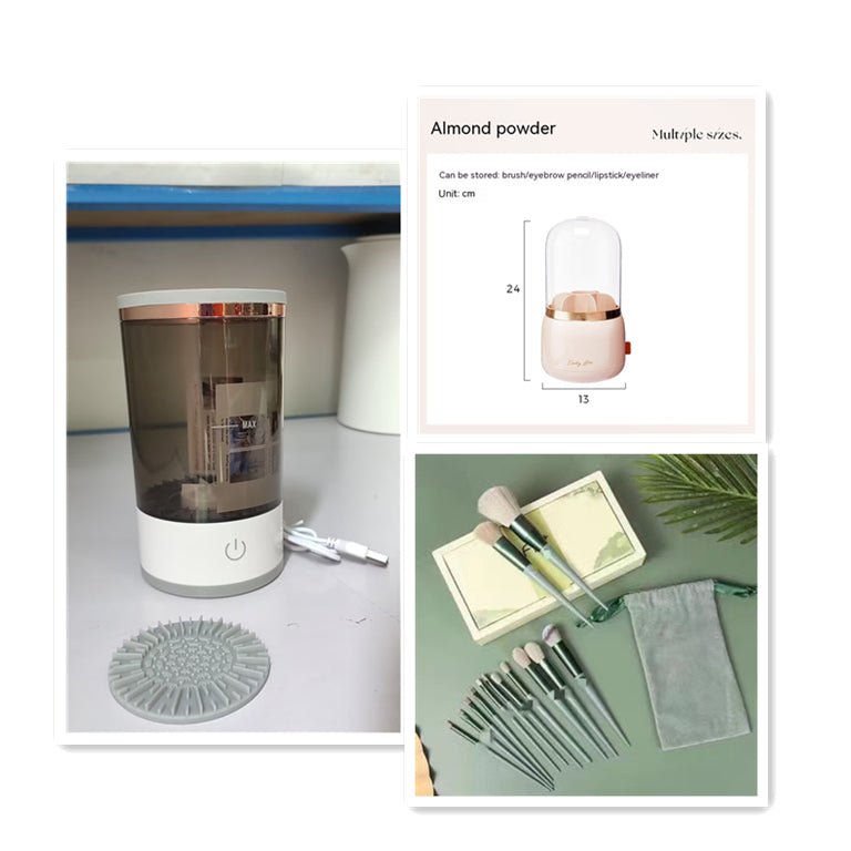 Portable Electric Makeup Brush Cleaner – USB Automatic