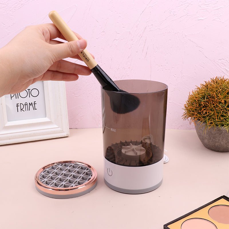 Portable Electric Makeup Brush Cleaner – USB Automatic