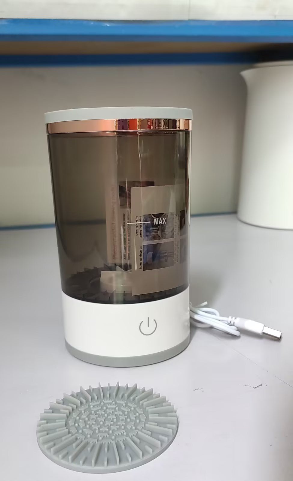 Portable Electric Makeup Brush Cleaner – USB Automatic