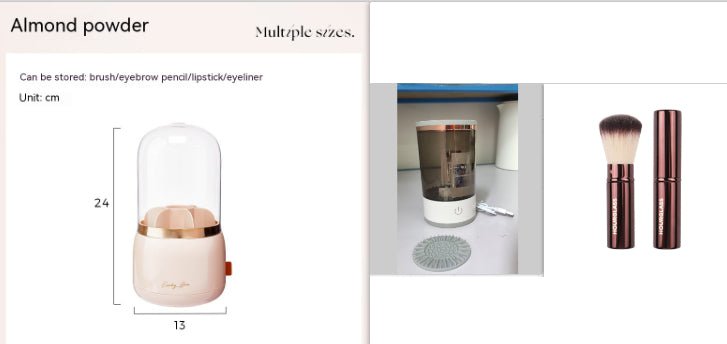 Portable Electric Makeup Brush Cleaner – USB Automatic