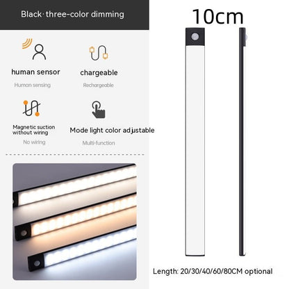 Smart Infrared Sensor Lamp - Wireless Magnetic Rechargeable Cabinet Light for Hallway and Wardrobe